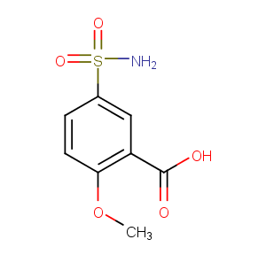 2-Methoxy-5-sulfamoylbenzoic acid图片