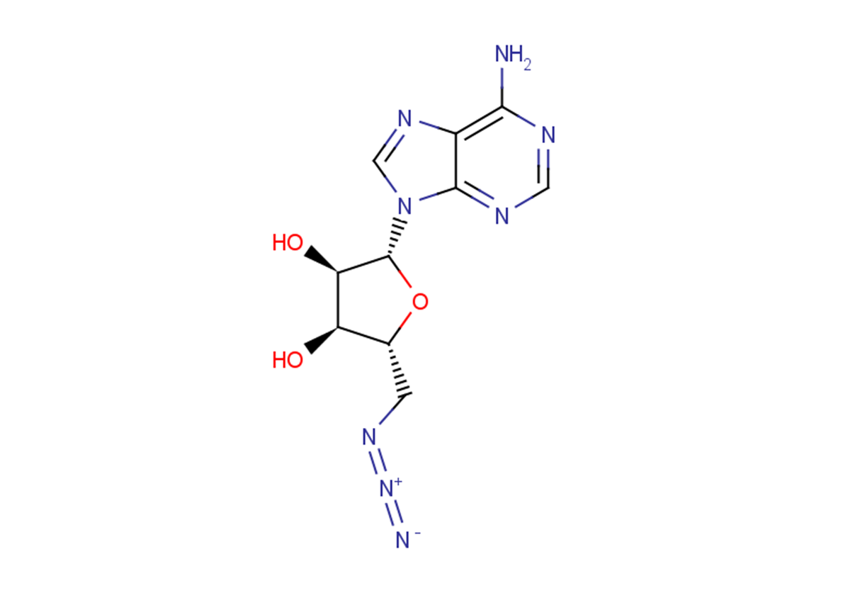 5'-Azido-5'-deoxyadenosine图片
