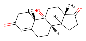 9-Hydroxy-4-androstene-3,17-dione图片