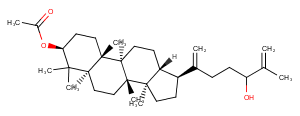 3-Acetoxy-24-hydroxydammara-20,25-diene图片
