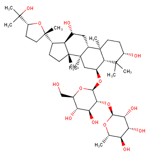 Pseudoginsenoside F11图片