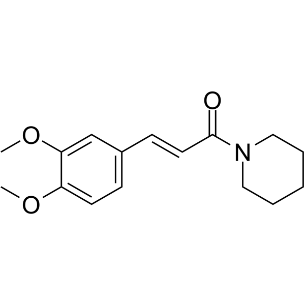 1-(3,4-Dimethoxycinnamoyl)piperidine图片