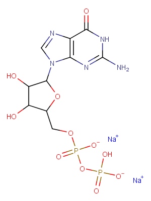 Guanosine 5'-diphosphate disodium salt图片