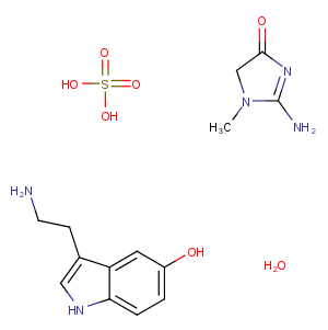 5-Hydroxytryptamine creatinine sulfate monohydrate图片