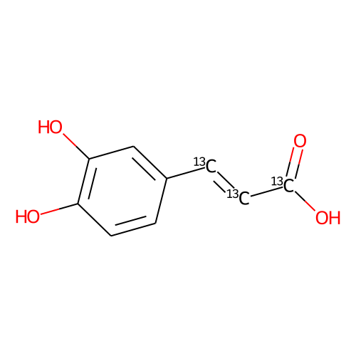 Caffeic Acid-13C3图片