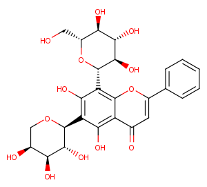 Chrysin 6-C-arabinoside 8-C-glucoside图片