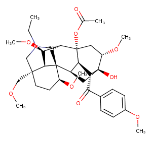 Bulleyaconitine A图片