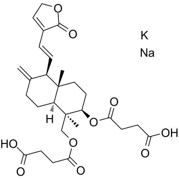 Dehydroandrographolide succinate potassium sodium salt图片
