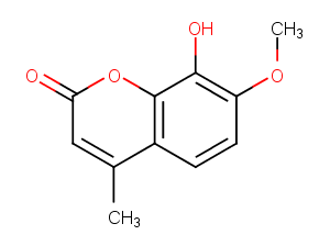 7-methoxy-8-hydroxy-4-methylcoumarin图片
