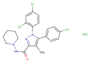 Rimonabant hydrochloride图片