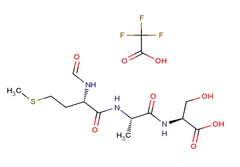 N-Formyl-Met-Ala-Ser TFA(17351-32-5 free base)图片