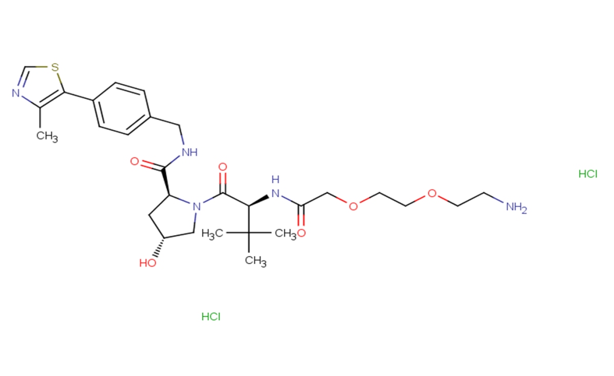 (S,R,S)-AHPC-PEG2-NH2 dihydrochloride图片
