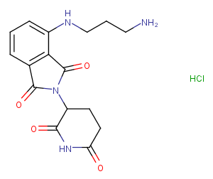 Pomalidomide-C3-NH2 hydrochloride图片