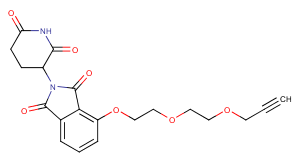Thalidomide-O-PEG2-propargyl图片