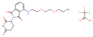 Thalidomide-PEG2-C2-NH2 TFA图片