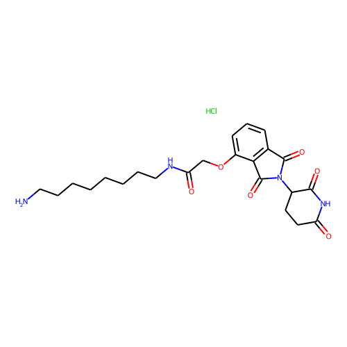 Thalidomide-O-amido-C8-NH2 hydrochloride图片
