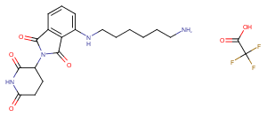 Thalidomide-NH-C6-NH2 TFA图片