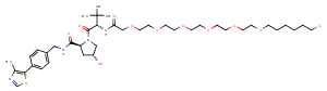 (S,R,S)-AHPC-PEG6-C4-Cl图片