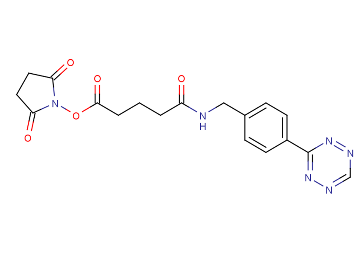 Tetrazine-Ph-NHCO-C3-NHS ester图片