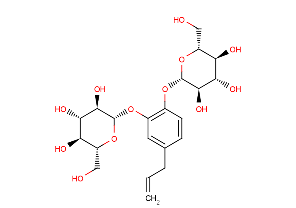 3,4-Dihydroxyallylbenzene 3,4-di-O-glucoside图片