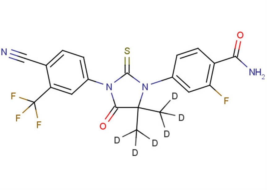 N-desmethyl Enzalutamide D6图片