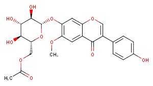 6''-O-Acetylglycitin图片