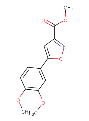 methyl 5-(3,4-dimethoxyphenyl)isoxazole-3-carboxylate图片