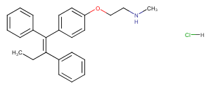 N-Desmethyltamoxifen hydrochloride图片