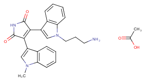 Bisindolylmaleimide VIII acetate图片