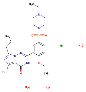 Vardenafil hydrochloride trihydrate图片