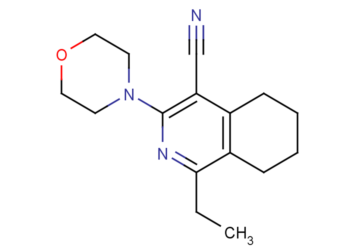 1-ethyl-3-morpholin-4-yl-5,6,7,8-tetrahydroisoquinoline-4-carbonitrile图片