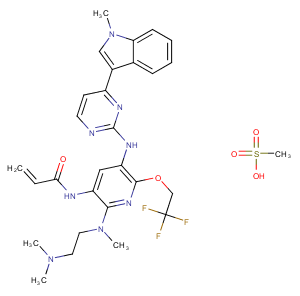 Alflutinib mesylate图片