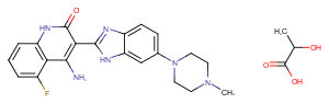 Dovitinib lactate图片