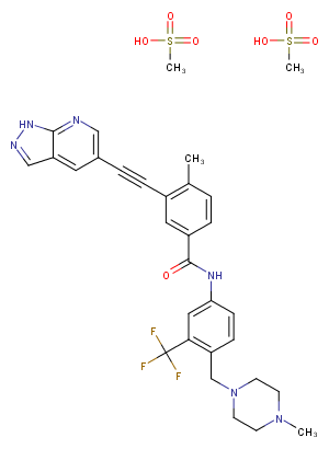 Olverembatinib dimesylate图片