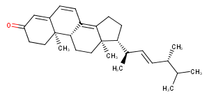 Ergosta-4,6,8(14),22-tetraen-3-one图片