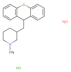 Metixene hydrochloride hydrate图片