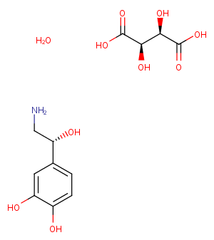 Norepinephrine bitartrate monohydrate图片