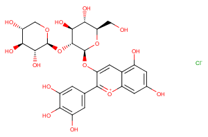 Delphinidin-3-sambubioside chloride图片