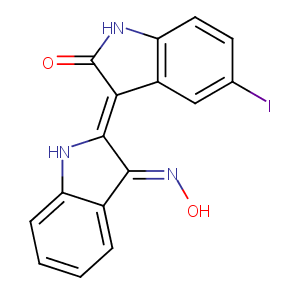 5-Iodo-indirubin-3'-monoxime图片