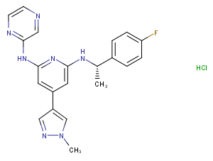 Ilginatinib hydrochloride图片