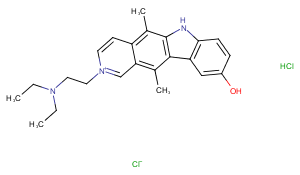 Datelliptium chloride hydrochloride图片