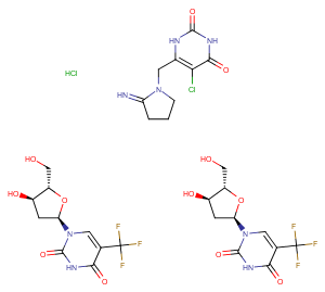 Trifluridine/tipiracil hydrochloride mixture图片