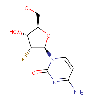2'-Deoxy-2'-fluorocytidine图片