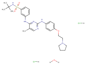 Fedratinib hydrochloride hydrate图片