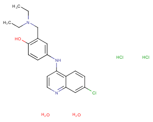 Amodiaquine dihydrochloride dihydrate图片