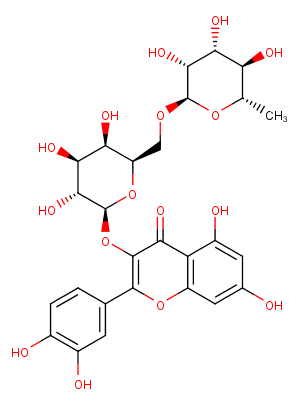 Quercetin 3-O-robinobioside图片