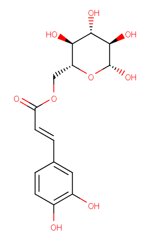 6-O-(E)-Caffeoylglucopyranose图片