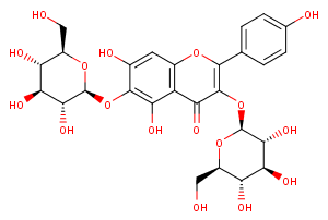 6-Hydroxykaempferol 3,6-diglucoside图片