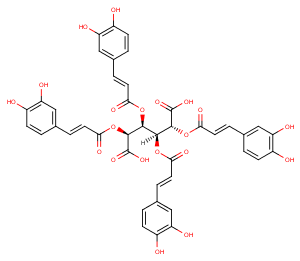 2,3,4,5-Tetracaffeoyl-D-Glucaric acid图片