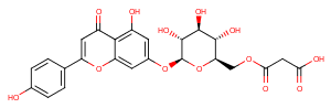 Apigenin 7-O-malonylglucoside图片
